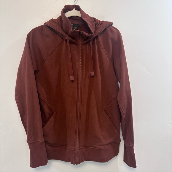 ATHLETA triumph hoodie burgundy size large - Picture 3 of 9